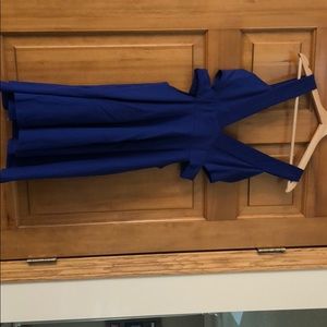 Royal blue dress